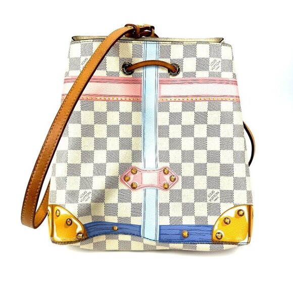 LOUIS VUITTON White Damier Shoulder Bag - Picture 1 of 15